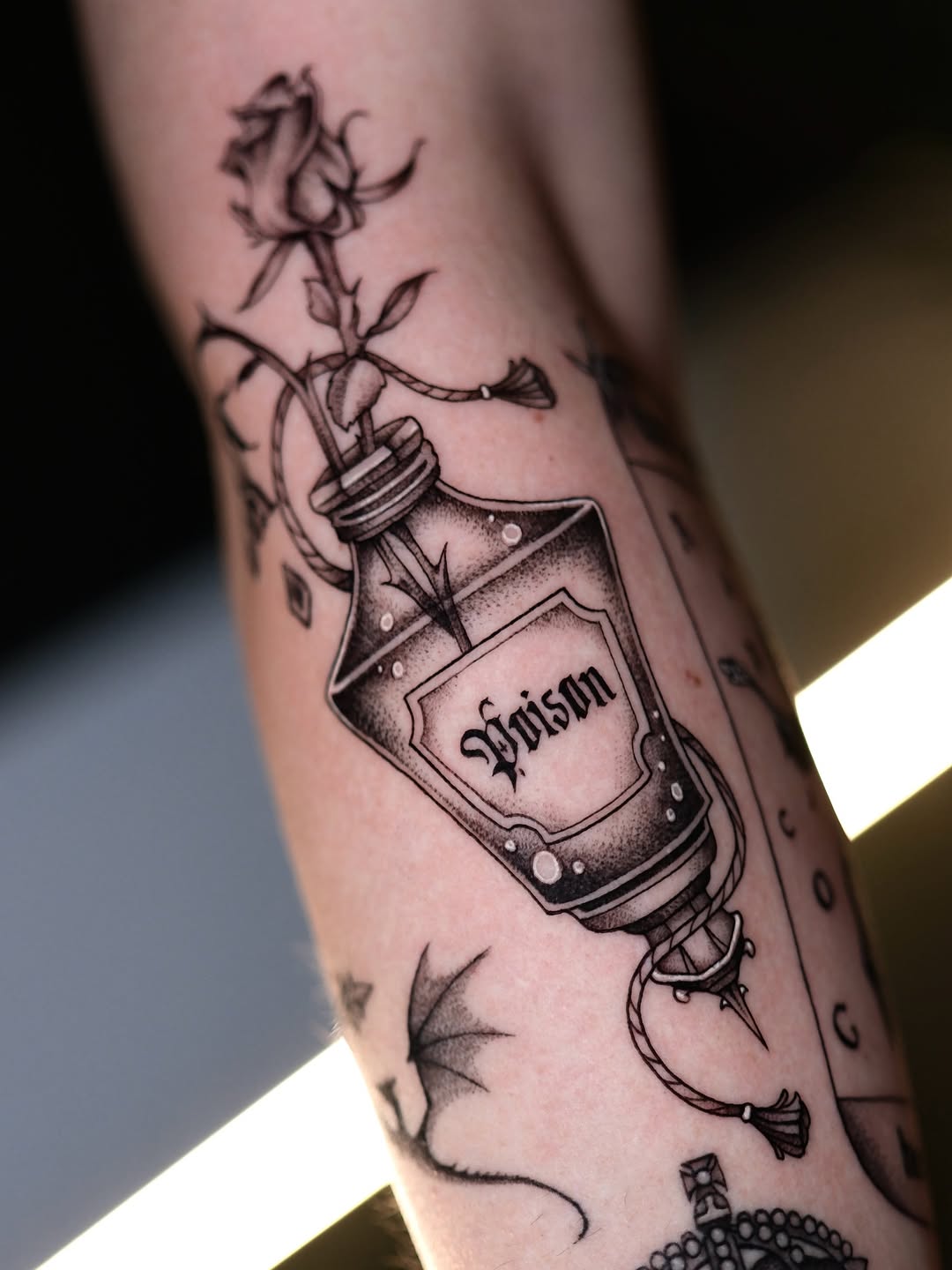 Tattoo by @ivy.k.tattoos โ black_and_grey