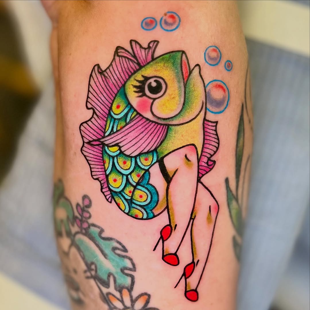 Tattoo by @rarepandatats — american_traditional