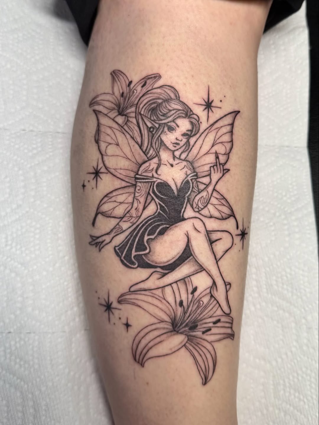 Tattoo by @teryn_shitup — black_and_grey