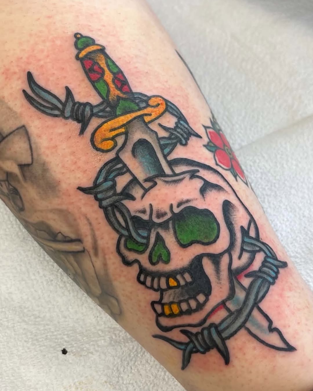 Tattoo by @jeffpenicktattoo — american_traditional, black_and_grey