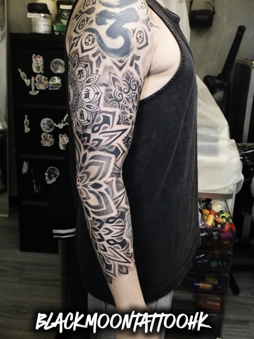 Tattoo by @northisleink_hk — geometric, ornamental