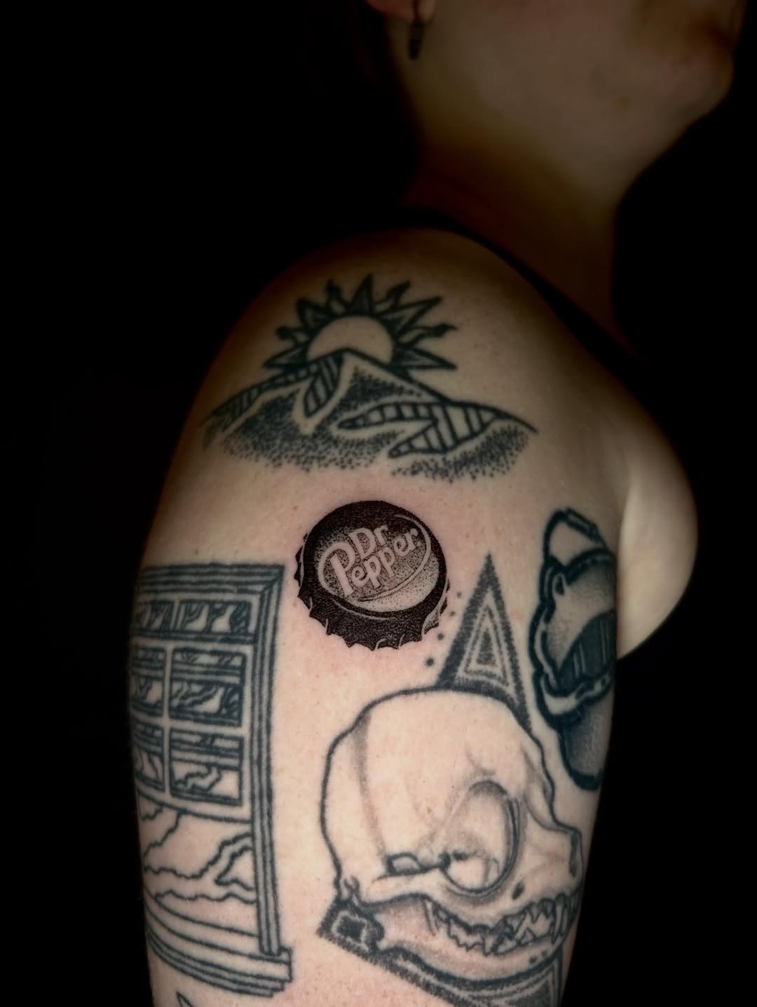 Tattoo by @kb_inkatl — black_and_grey