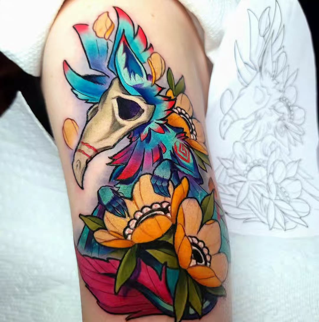 Tattoo by @m.truthtattoos — new_school, illustrative