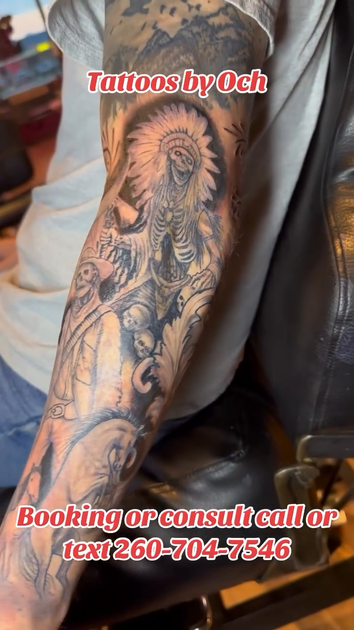 Tattoo by @ochtattoos — black_and_grey, realism
