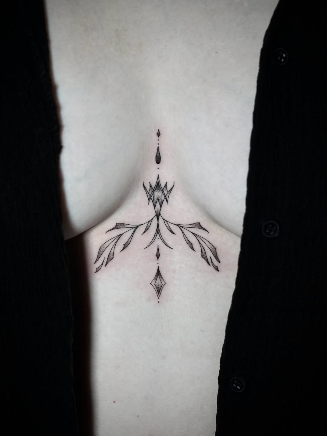 Tattoo by @kiseleva.tattoo — fine_line, dotwork