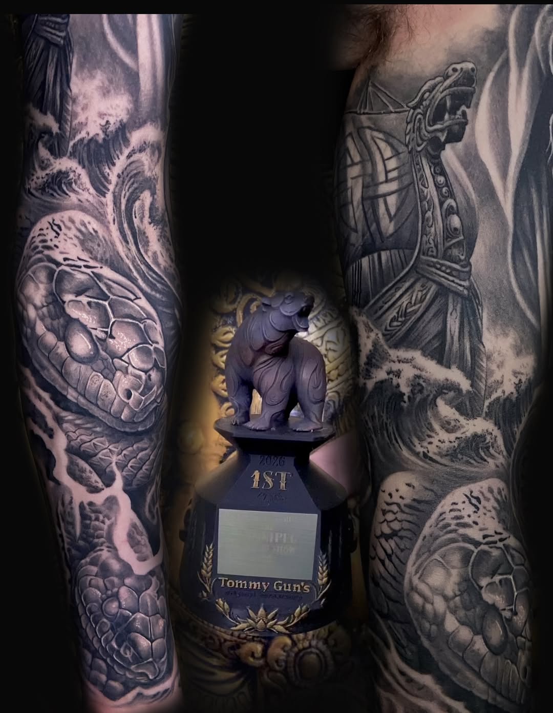 Tattoo by @davenazgul — realism, black_and_grey