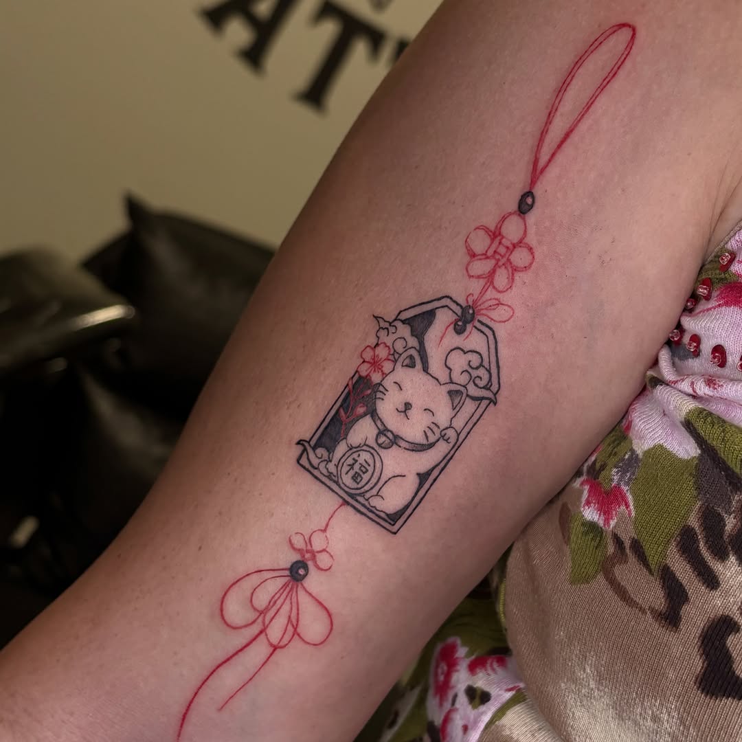 Tattoo by @love222tattoo — illustrative, fine_line