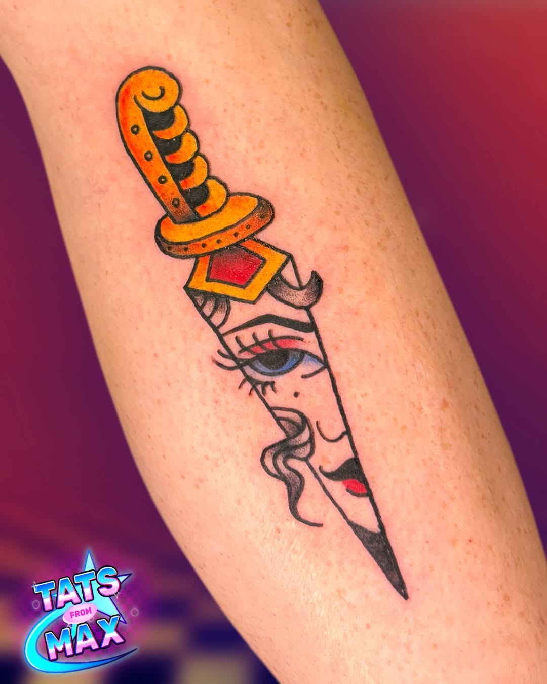 Tattoo by @tatsfrommax โ american_traditional, neo_traditional