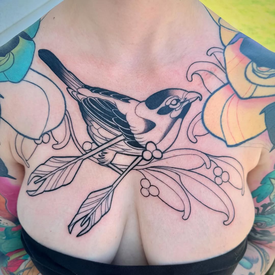 Tattoo by @stevehookertattoo — black_and_grey, fine_line