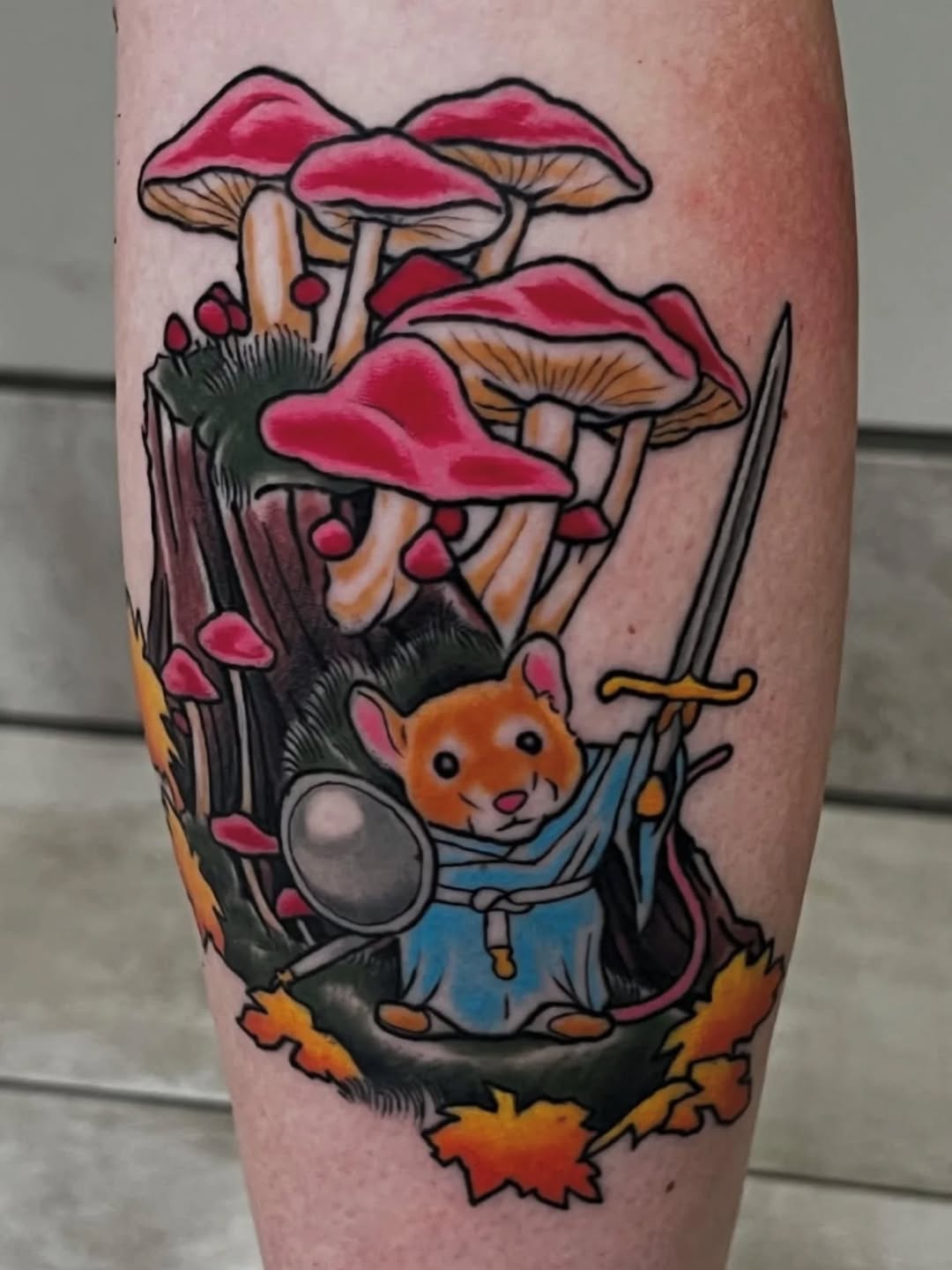 Tattoo by @tattoosbylevi — illustrative, new_school