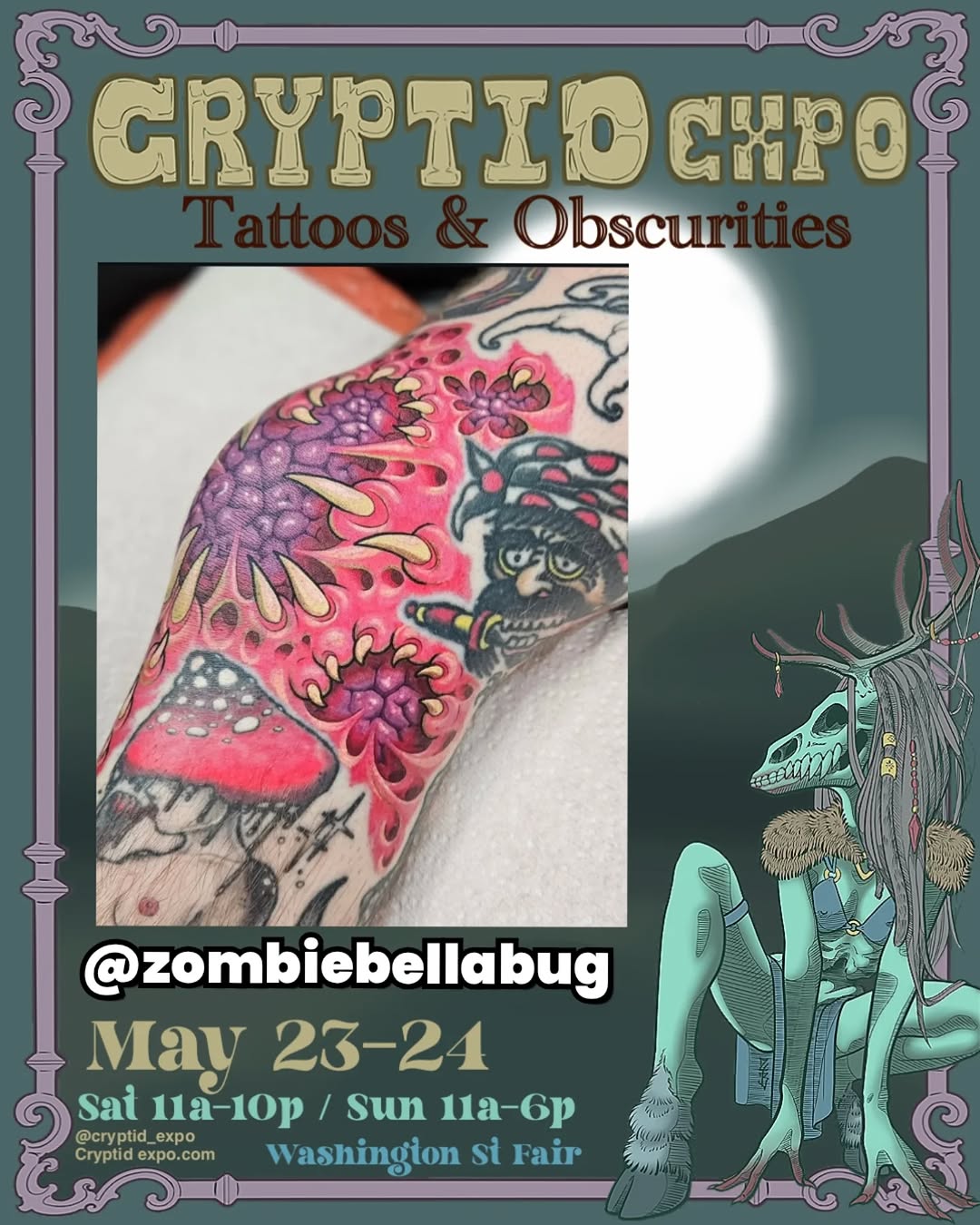 Tattoo by @zombiebellabug — new_school, trash_polka