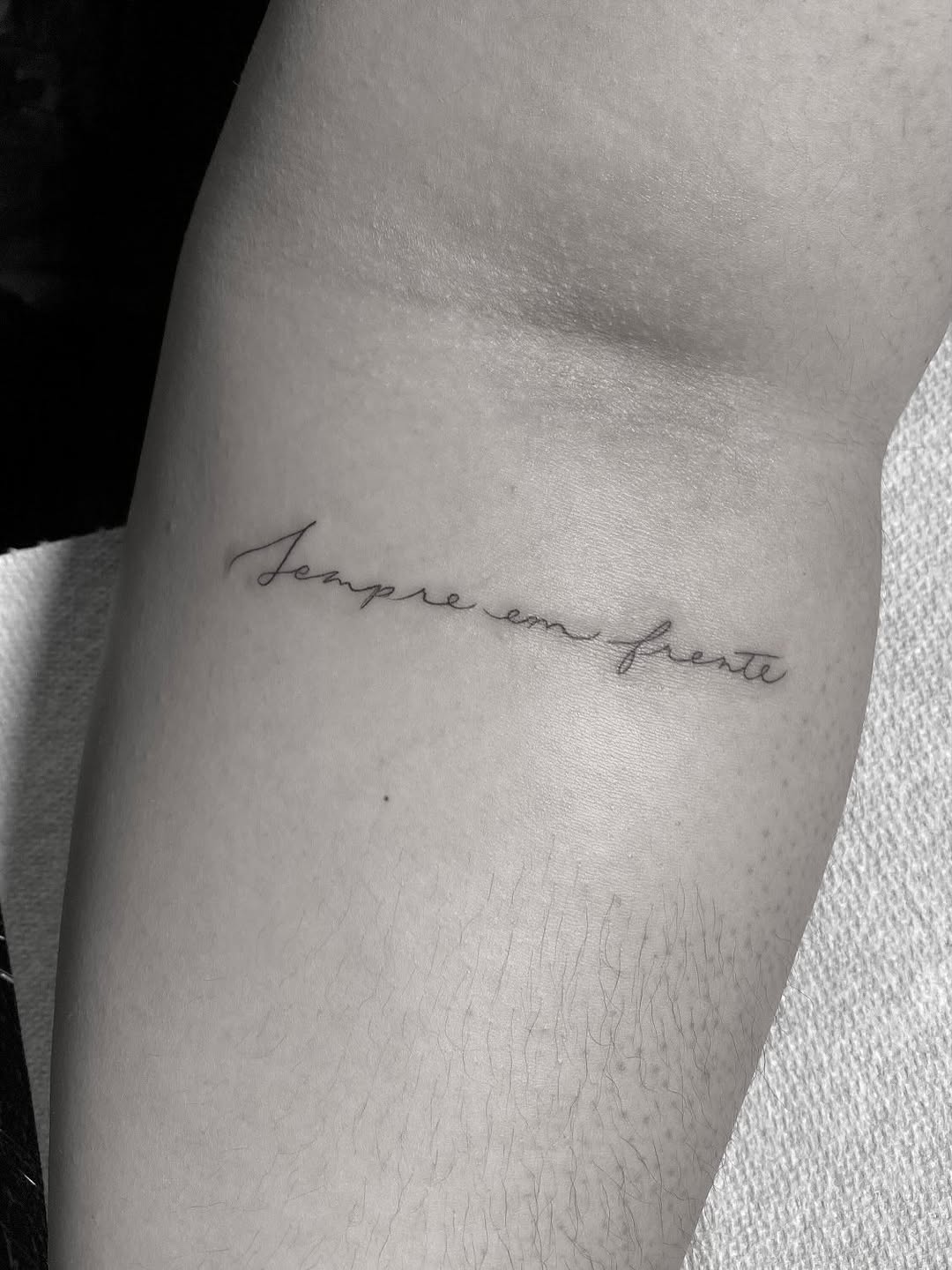 Tattoo by @jayinkytattz โ lettering_script, fine_line