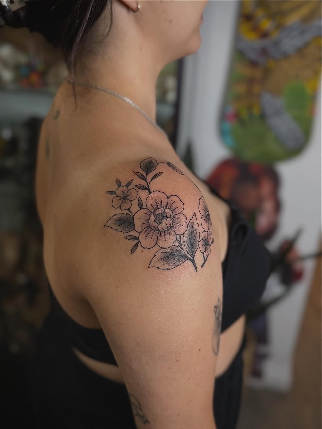 Tattoo by @astrearomerotattoos β fine_line, black_and_grey