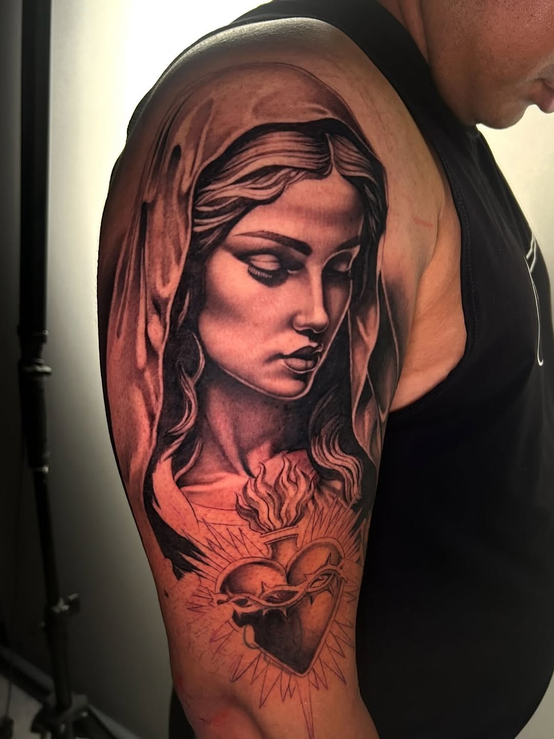 Tattoo by @ink.abby β realism, black_and_grey