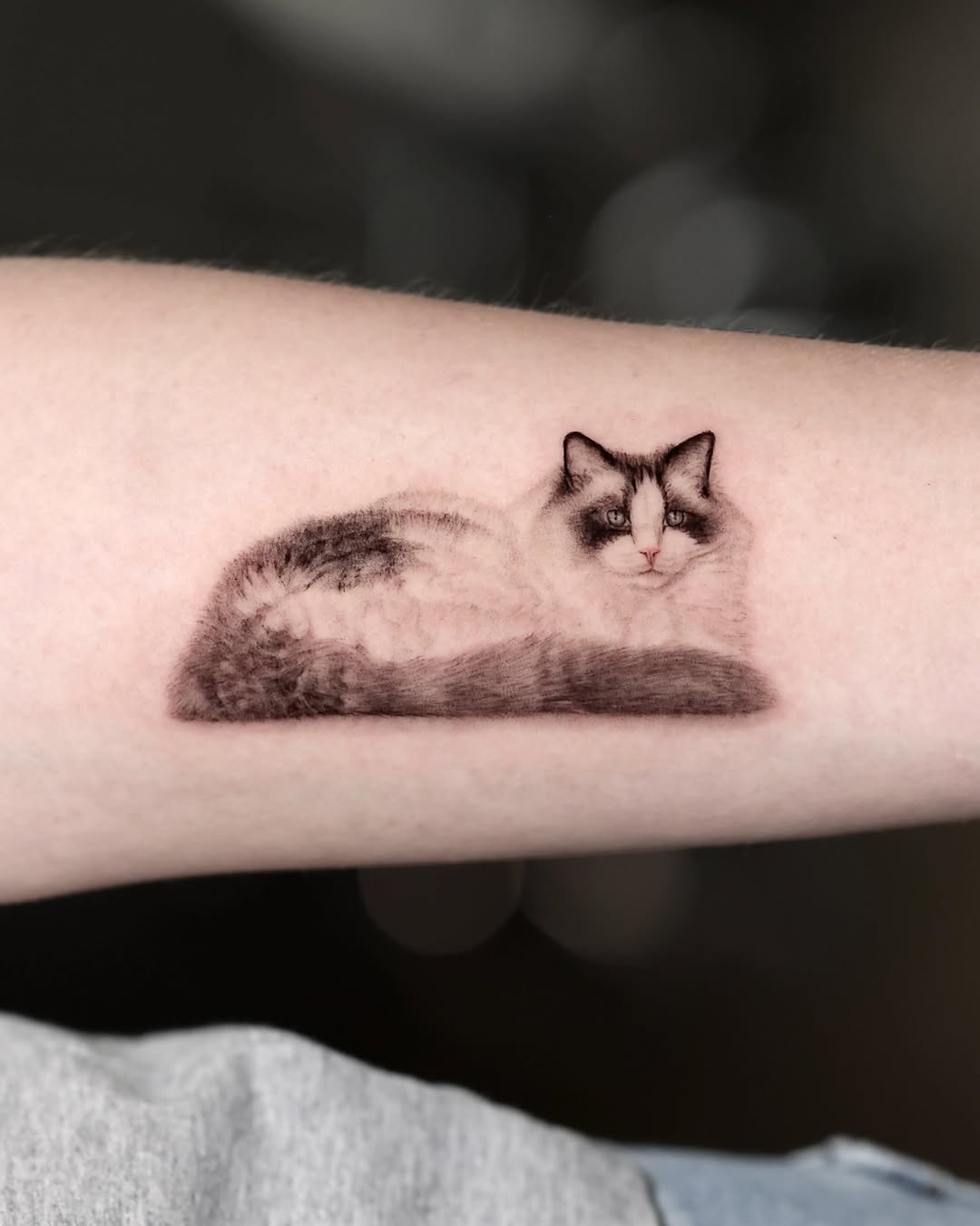 Tattoo by @tattooist_yeono — realism, black_and_grey