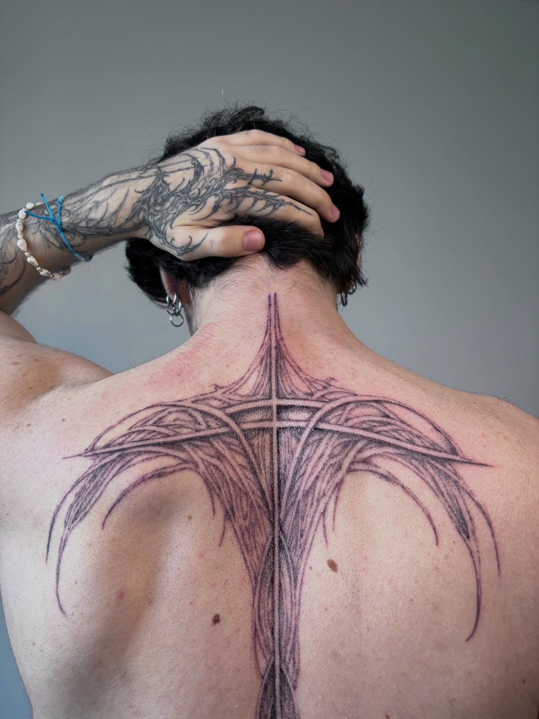 Tattoo by @hesperine.ttt — geometric, black_and_grey