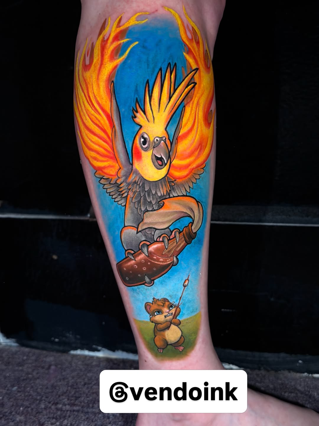 Tattoo by @vendoink — new_school, illustrative