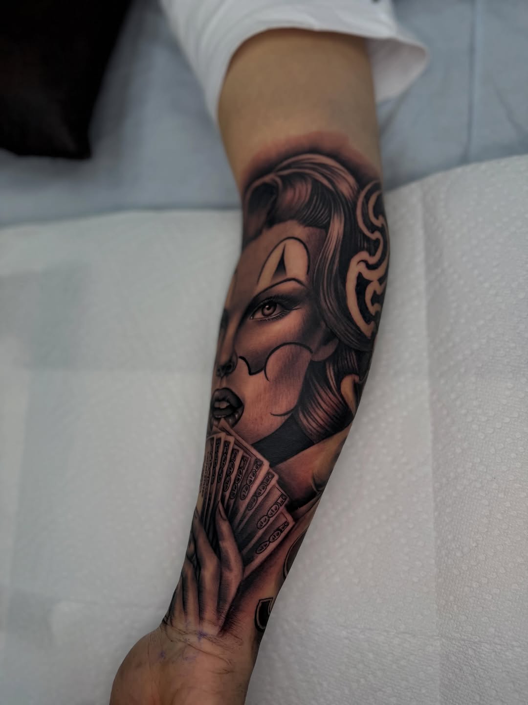 Tattoo by @_lostats_ — black_and_grey, realism
