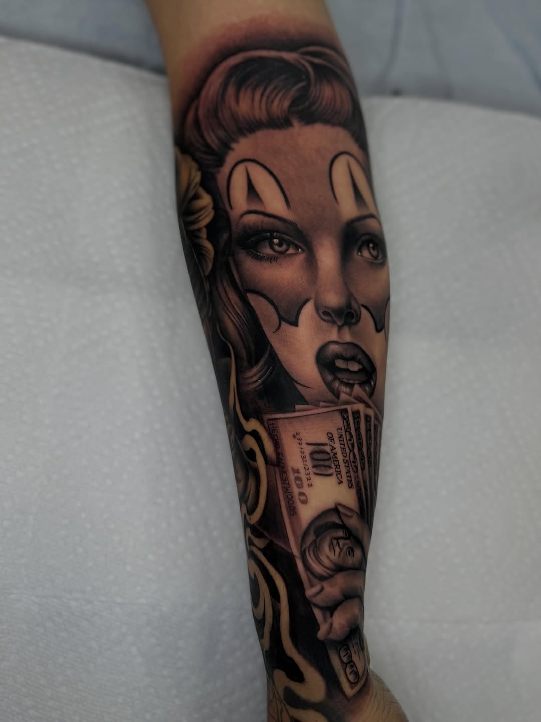 Tattoo by @_lostats_ — realism, black_and_grey