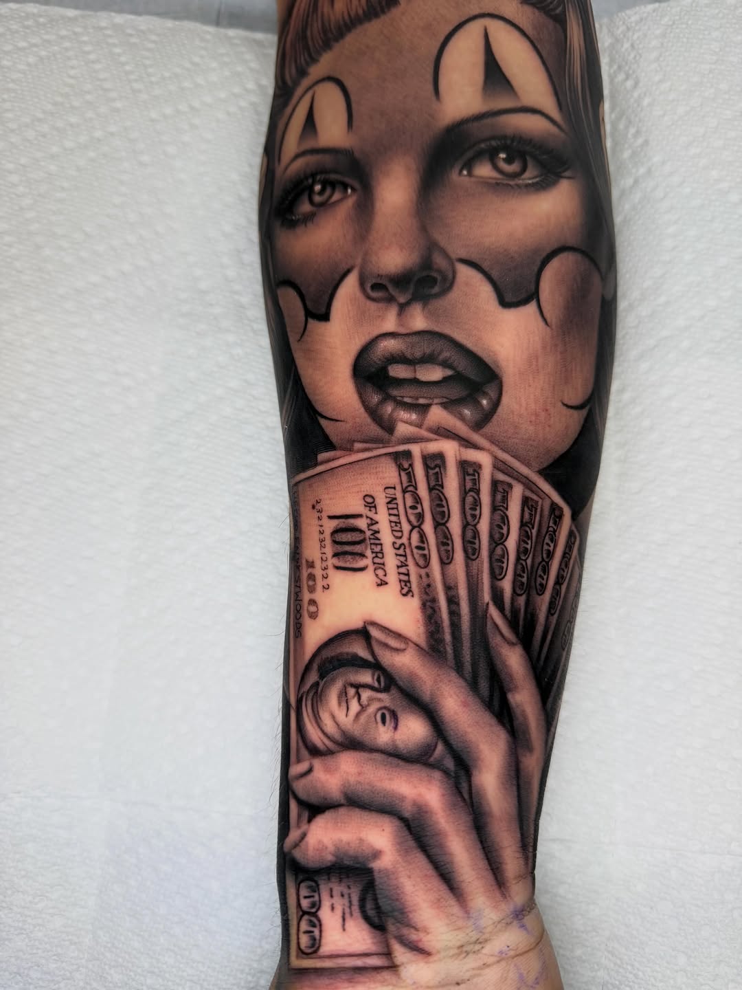 Tattoo by @_lostats_ — realism, black_and_grey