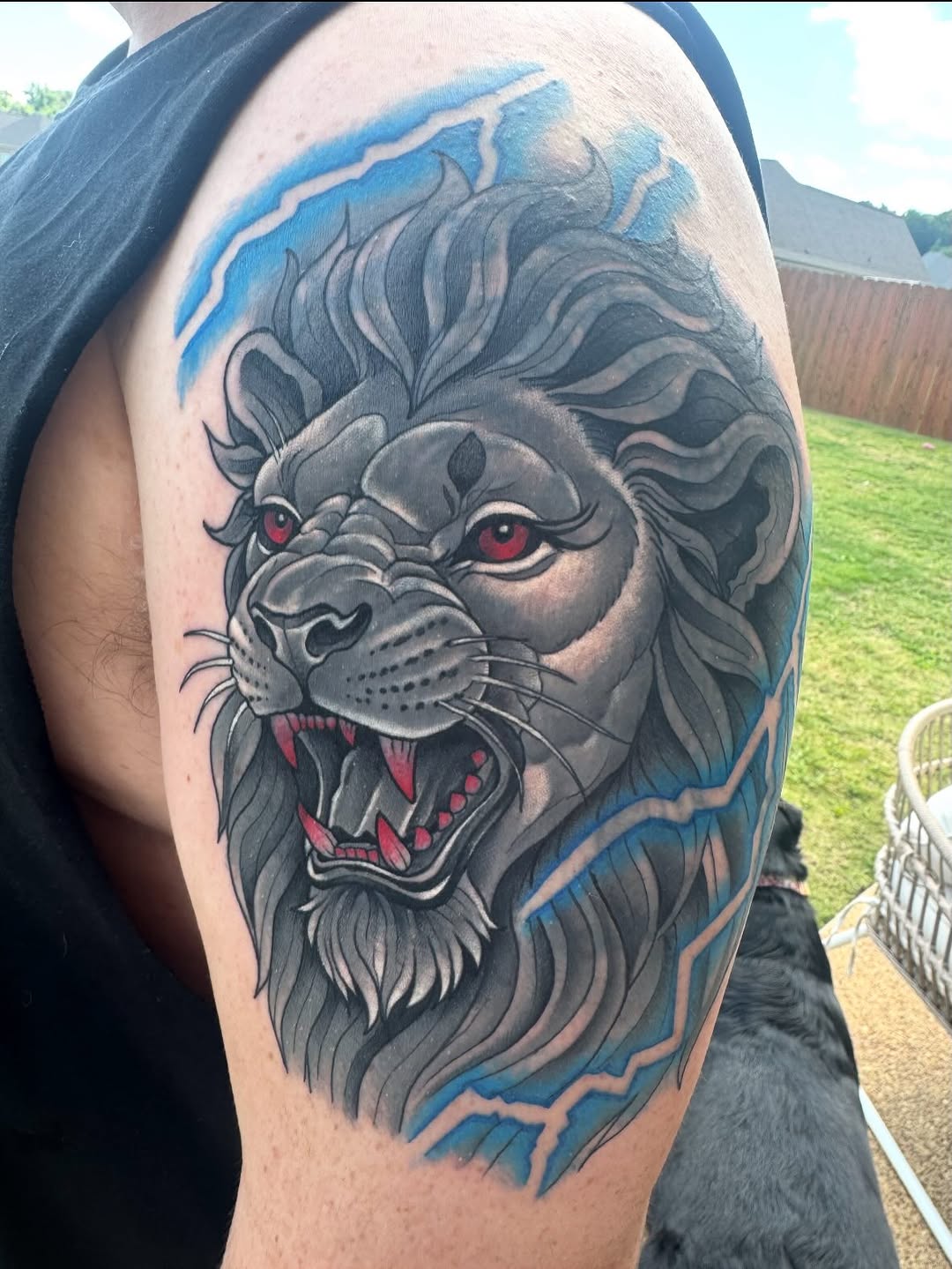 Tattoo by @hood_4_lifetattoos ā black_and_grey, new_school