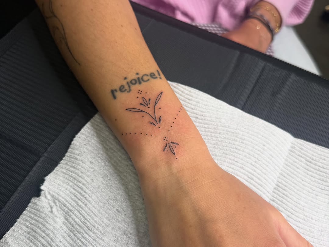 Tattoo by @jojoinkk โ fine_line, lettering_script