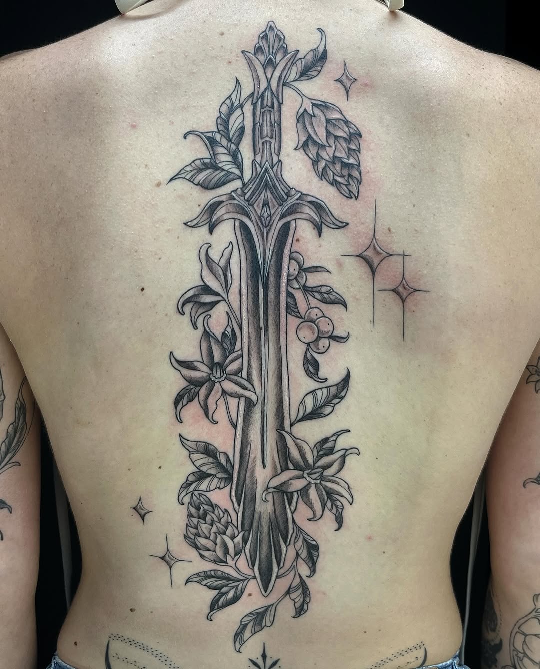 Tattoo by @mewekes β black_and_grey