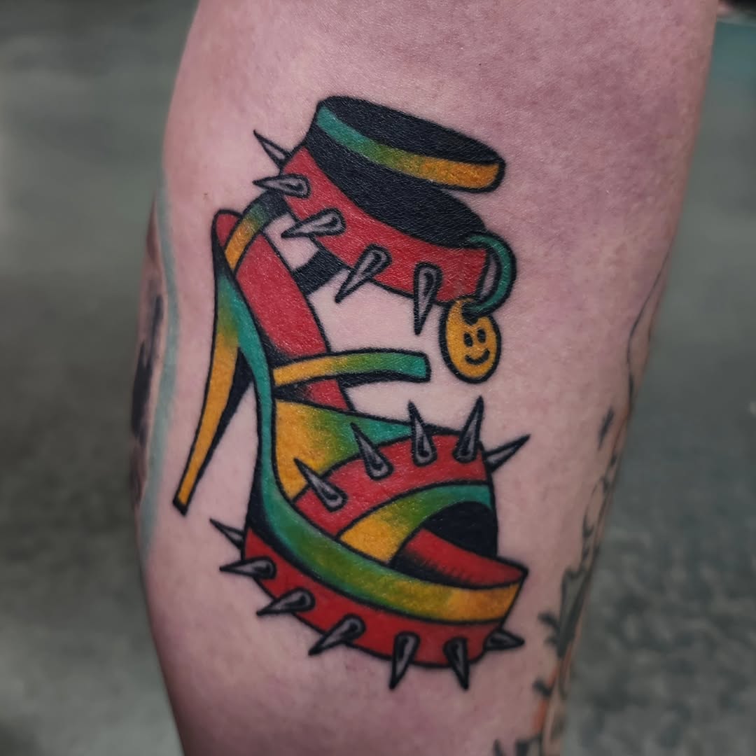 Tattoo by @sweaty.puff — american_traditional, illustrative