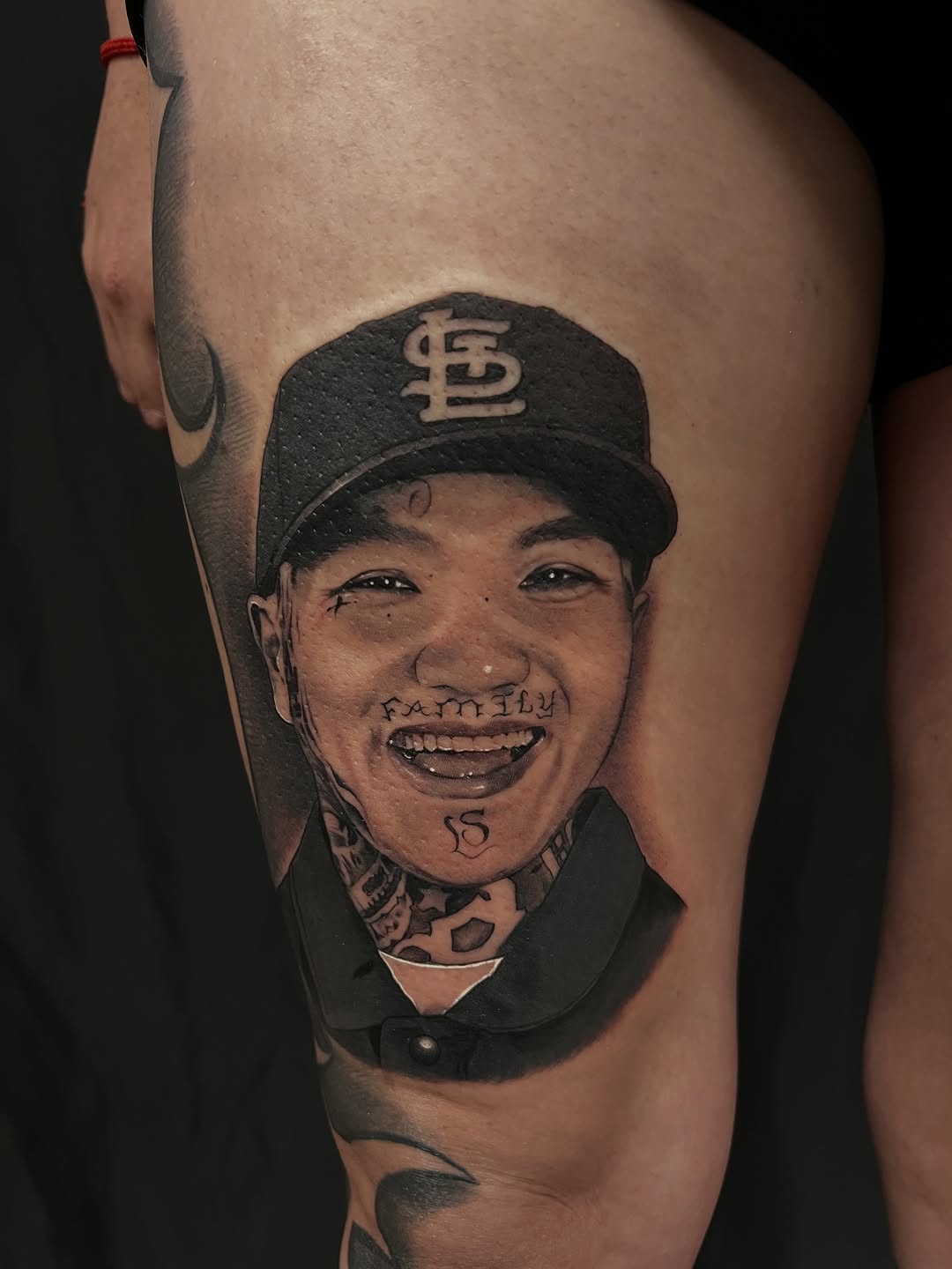 Tattoo by @guero_thomas — realism, lettering_script