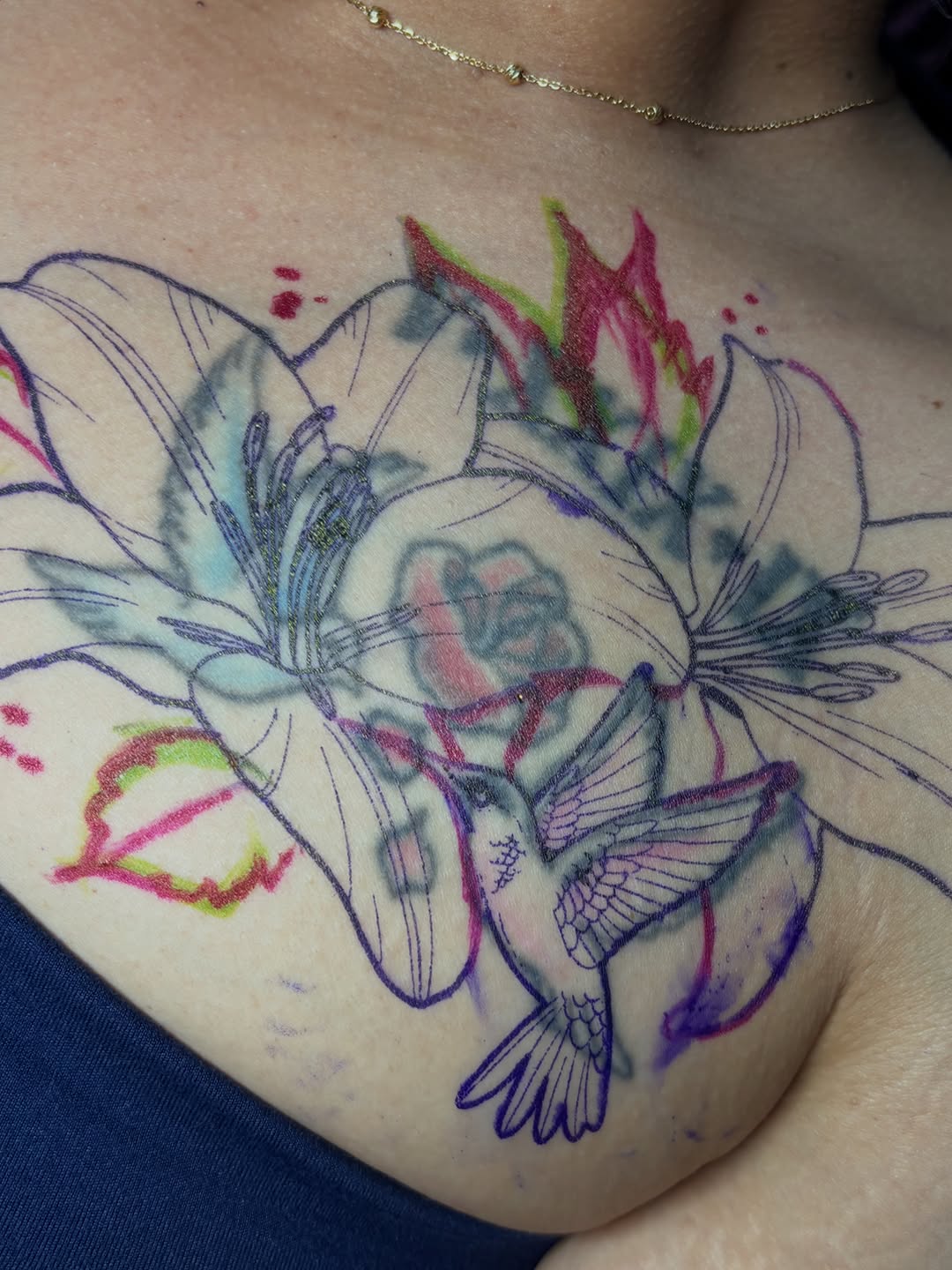 Tattoo by @katscratchtattooss — fine_line, watercolor