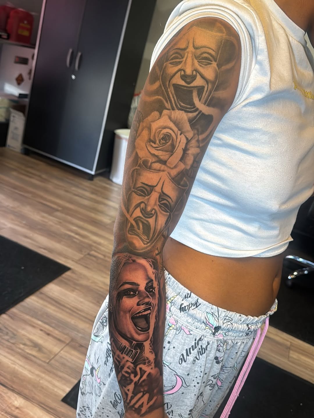 Tattoo by @crea8tive_director โ realism, black_and_grey