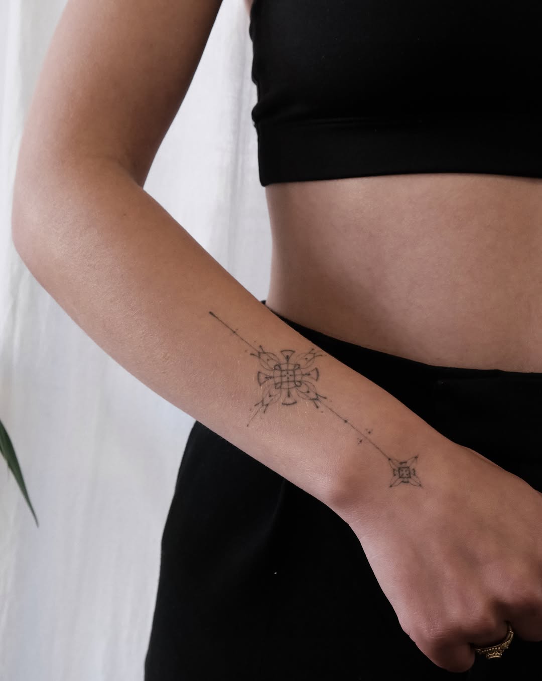 Tattoo by @corina.tattoo — fine_line, geometric