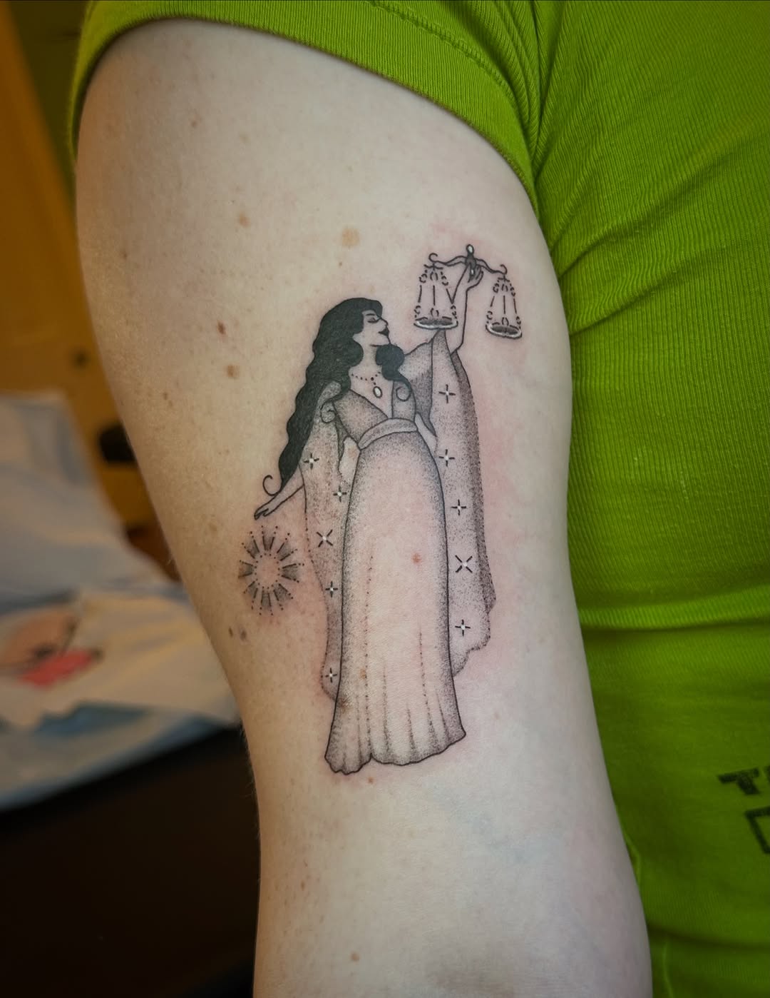 Tattoo by @dana.of.the.dead — illustrative, black_and_grey