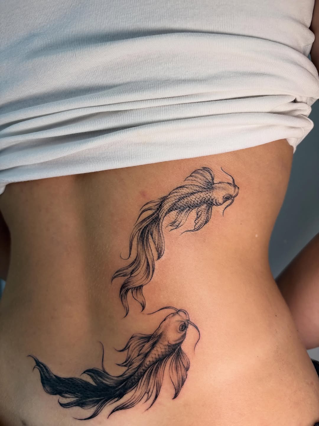 Tattoo by @tattoosbytessa_ — illustrative, black_and_grey