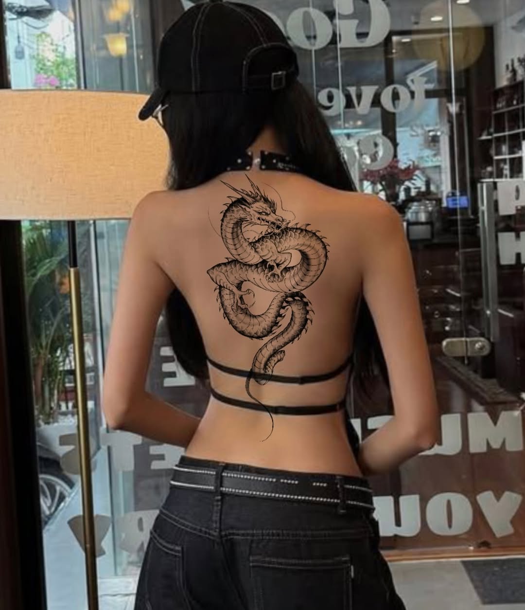 Tattoo by @emory.ink โ japanese_irezumi, black_and_grey