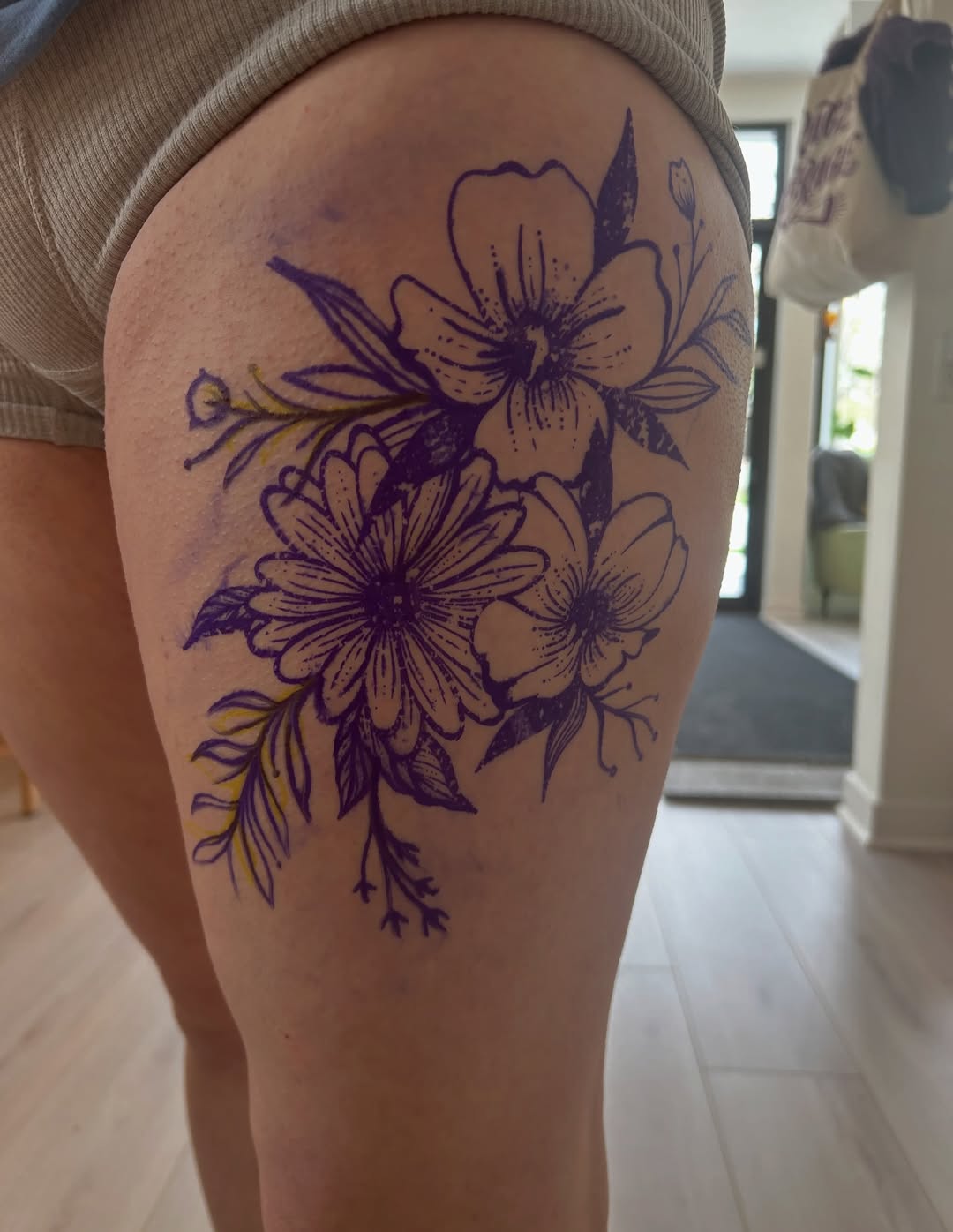 Tattoo by @honeybunnympls — illustrative, fine_line
