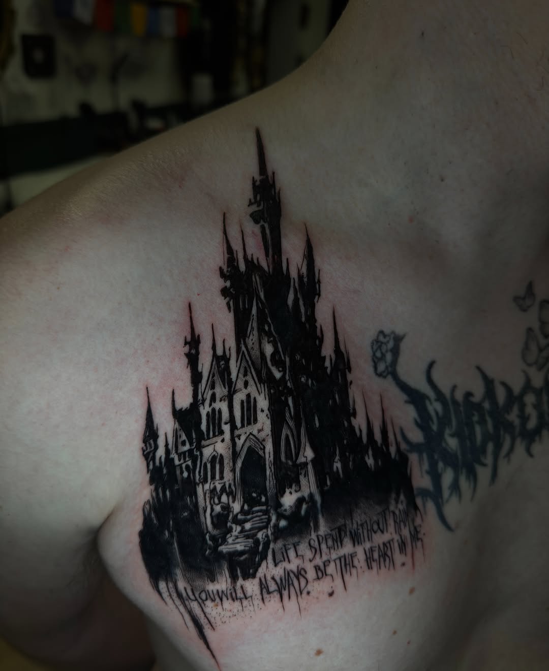 Tattoo by @tattooboston — blackwork