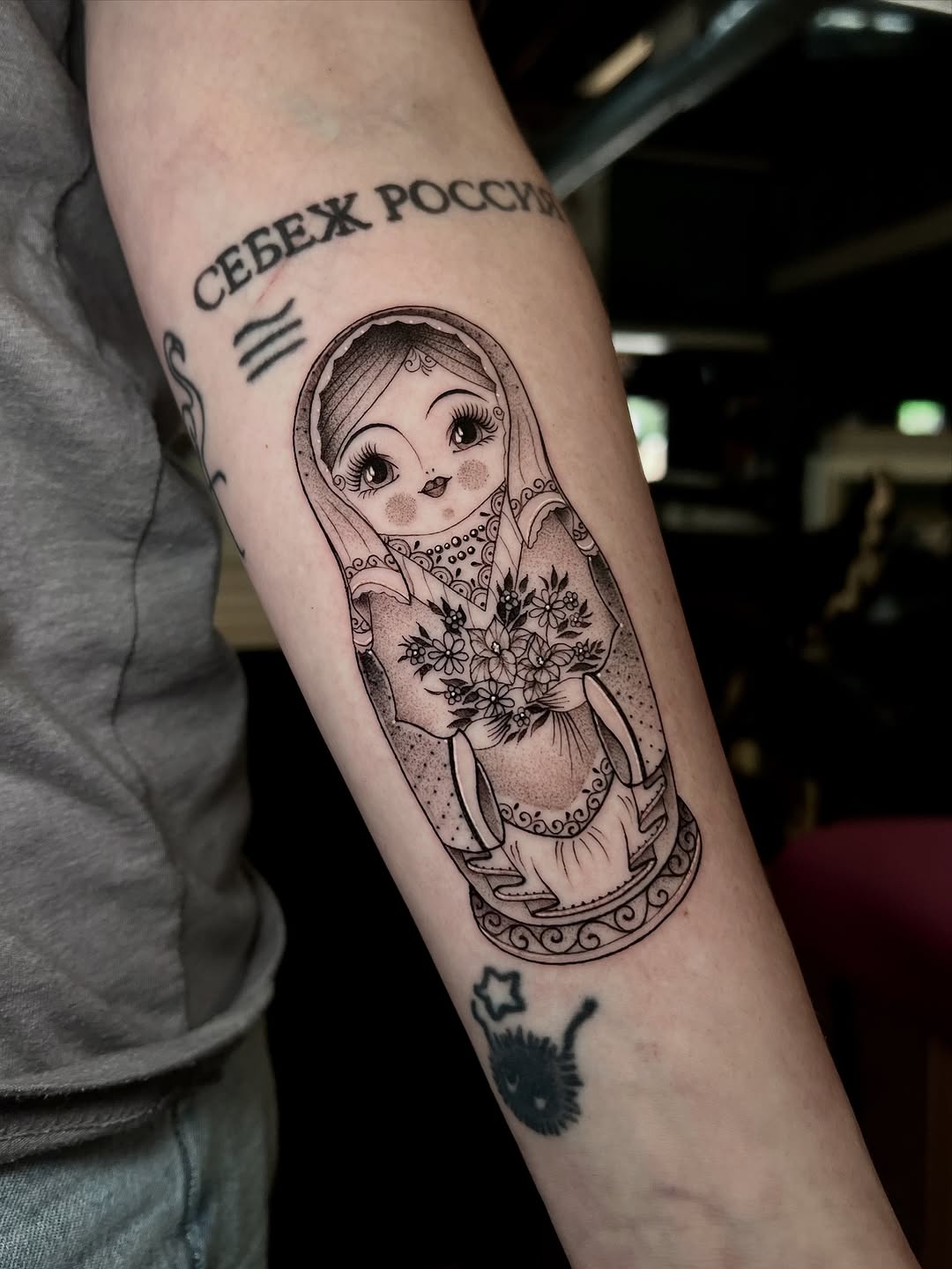 Tattoo by @tehnayatattoos β black_and_grey