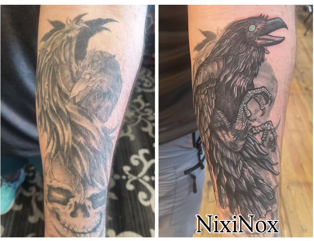 Tattoo by @getnixi — black_and_grey, realism