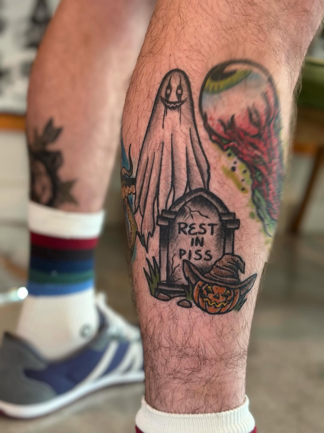 Tattoo by @whitneycreeptattoos — american_traditional, new_school