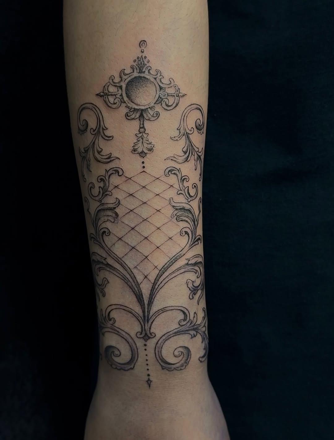 Tattoo by @babytattooer — ornamental, fine_line