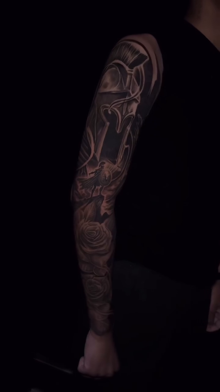 Tattoo by @_inkplug — black_and_grey, realism