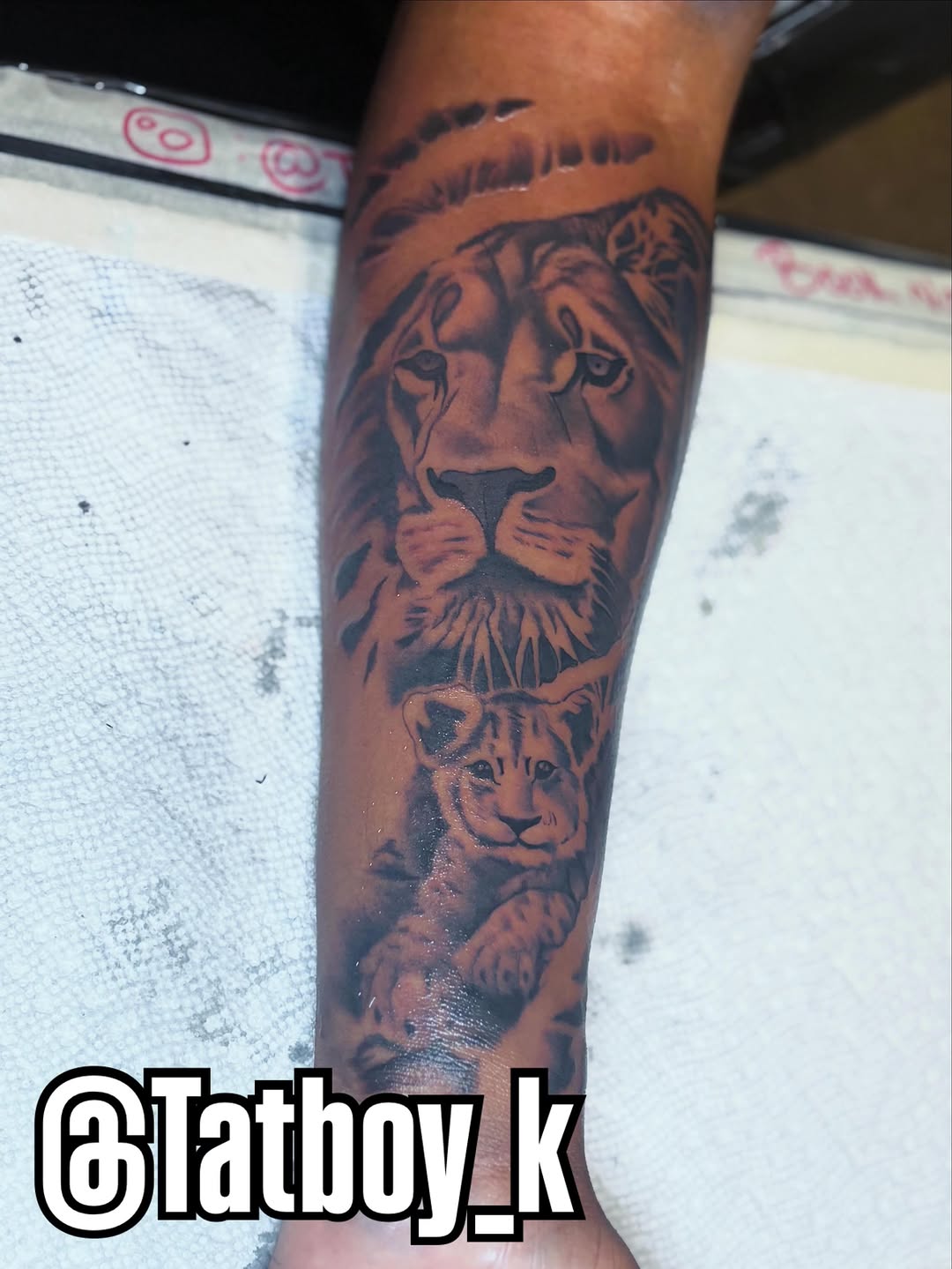 Tattoo by @tatboy_k — realism, black_and_grey