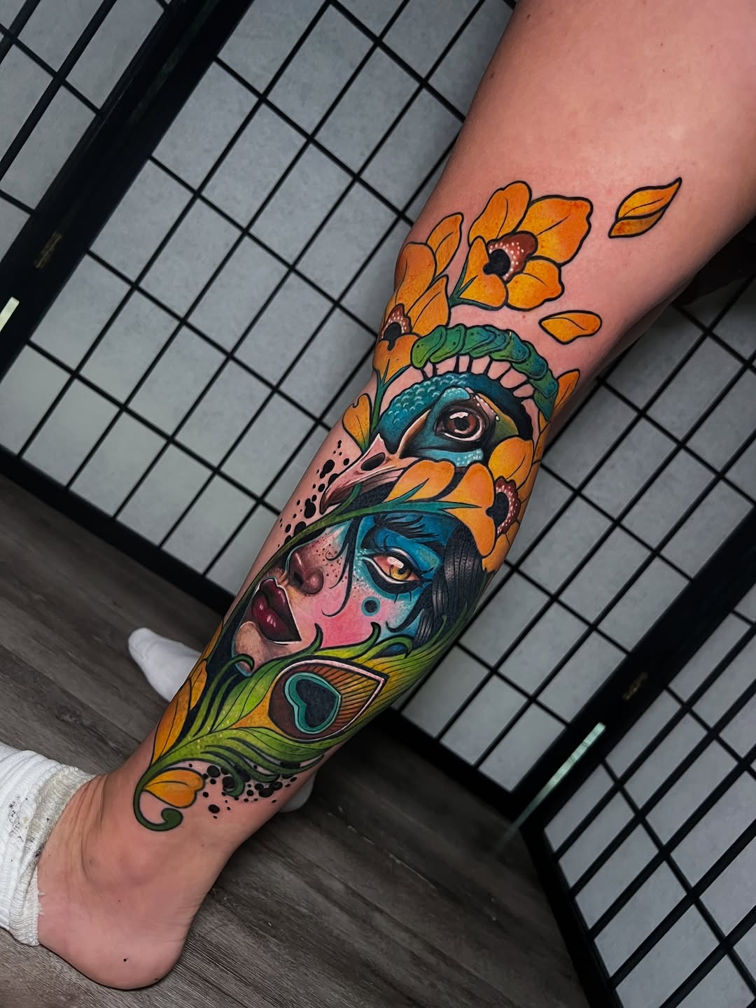 Tattoo by @fanaa_tattoos — illustrative, new_school