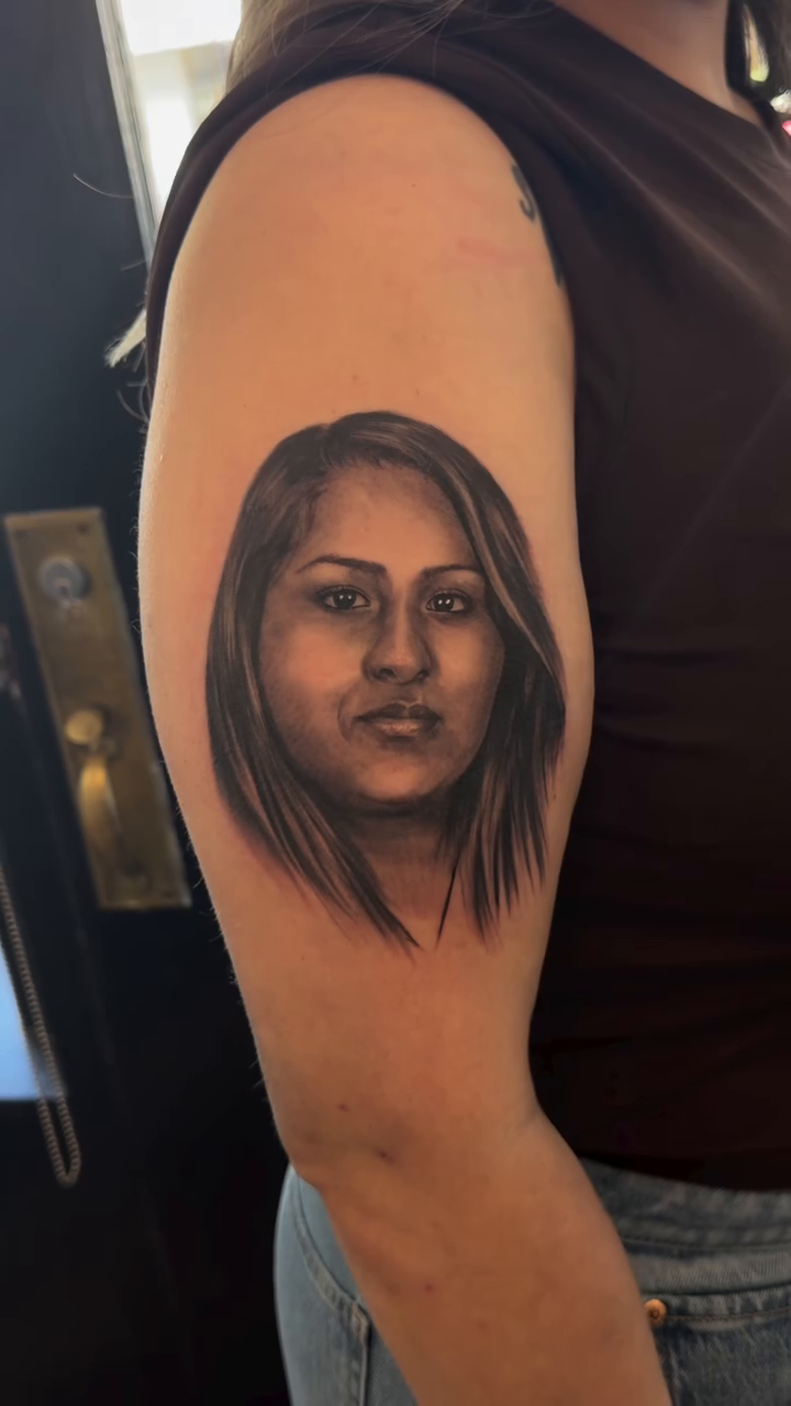 Tattoo by @anheartistxo — realism, black_and_grey