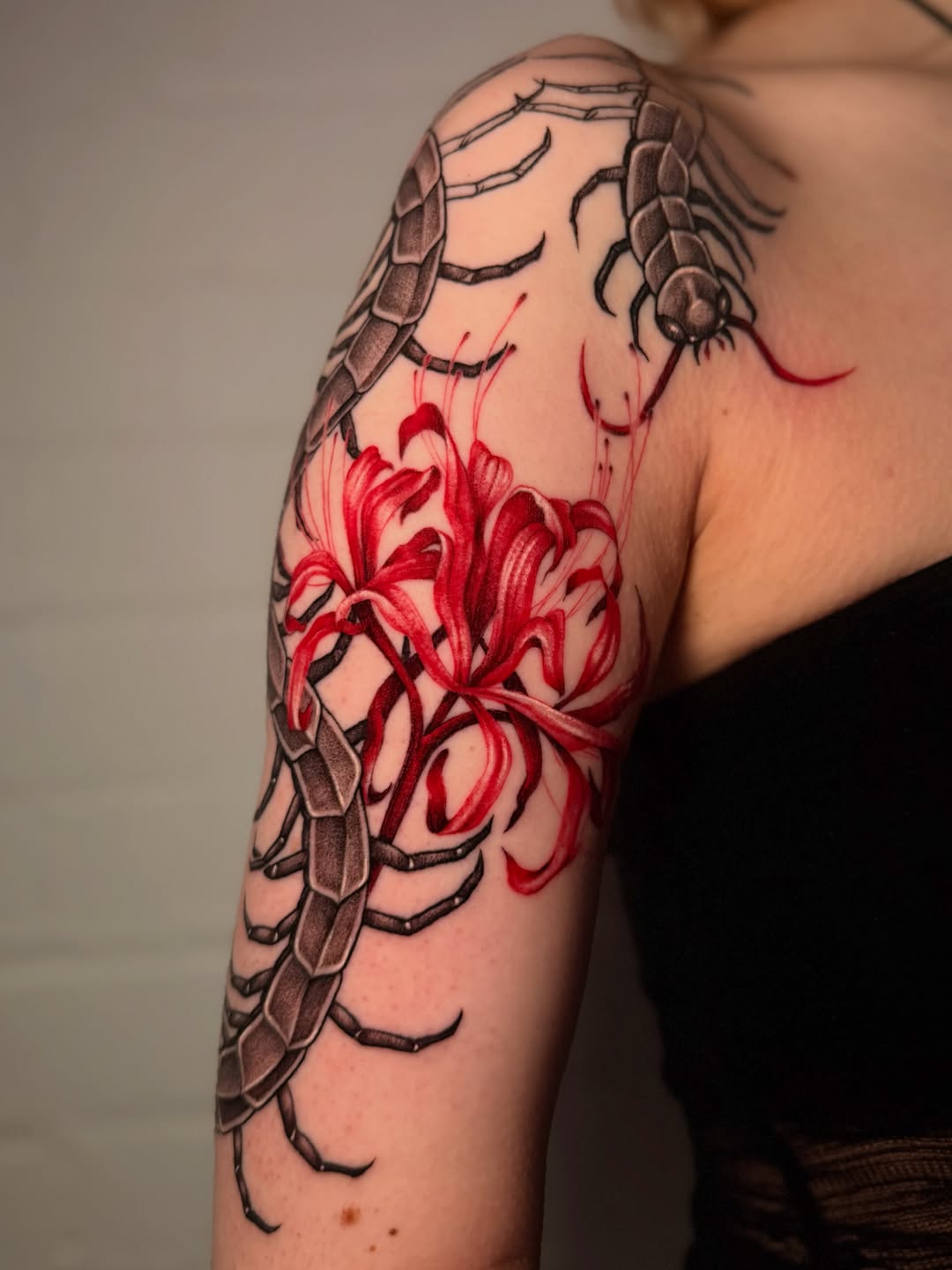 Tattoo by @tattoosbybradi — dark_realism, japanese_irezumi