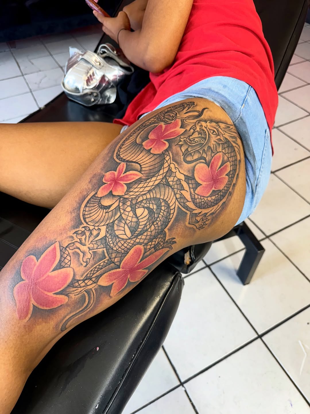 Tattoo by @grindhard_tattoos — japanese_irezumi, illustrative