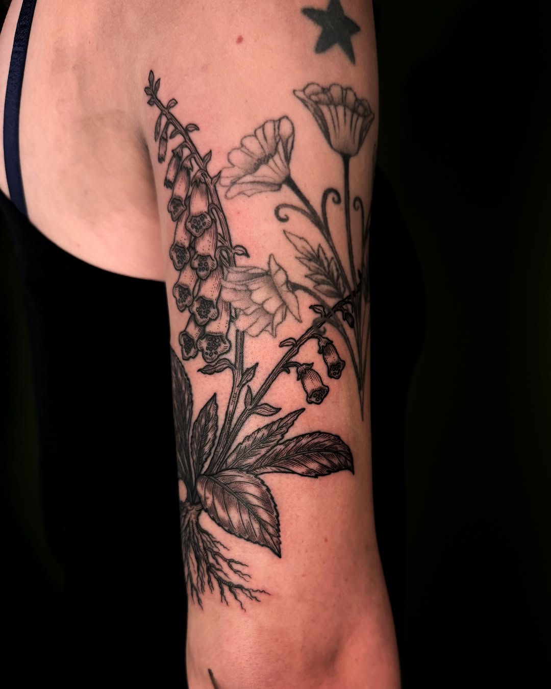 Tattoo by @faunawitchtattoo — black_and_grey, illustrative