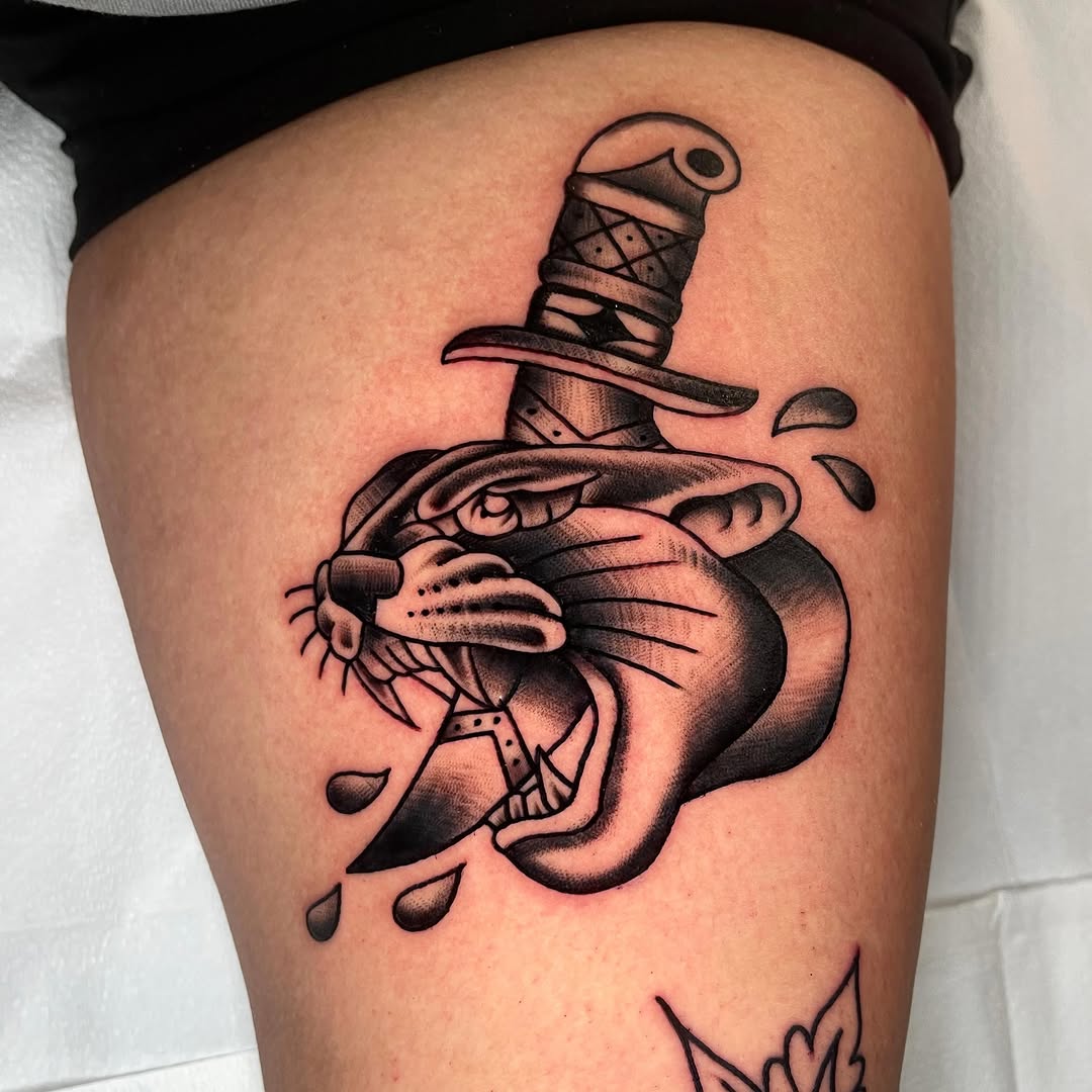 Tattoo by @black_juju_tattoos — american_traditional, black_and_grey