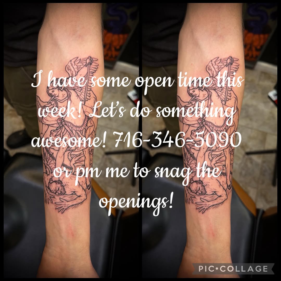 Tattoo by @krystalkoffinea โ black_and_grey